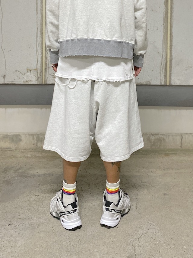 こ*ん様 ancellm 3/4 Tuck Sweat Shorts (ホワイト ANCELLM 3/4 TUCK SWEAT SHORTS ASH GRAY 通販ページ octavia