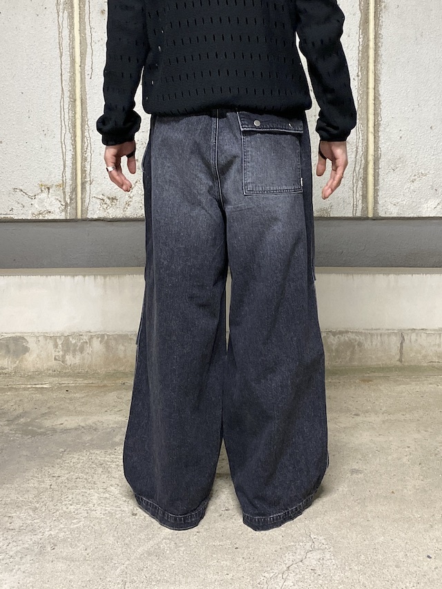 JIEDA PARACHUTE DENIM PANTS BLACK 通販 商品ページ octavia