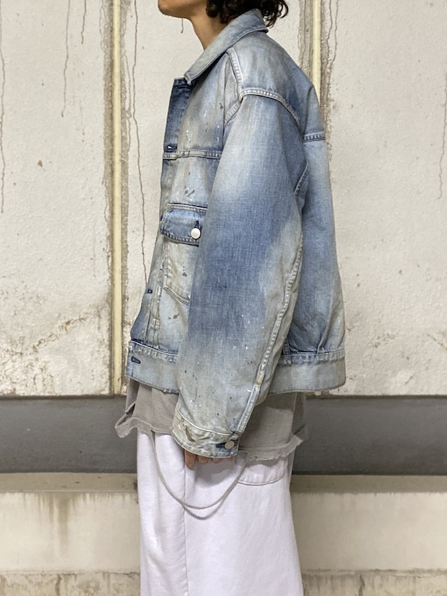 ANCELLM AGING DENIM JACKET D.INDIGO 通販ページ octavia