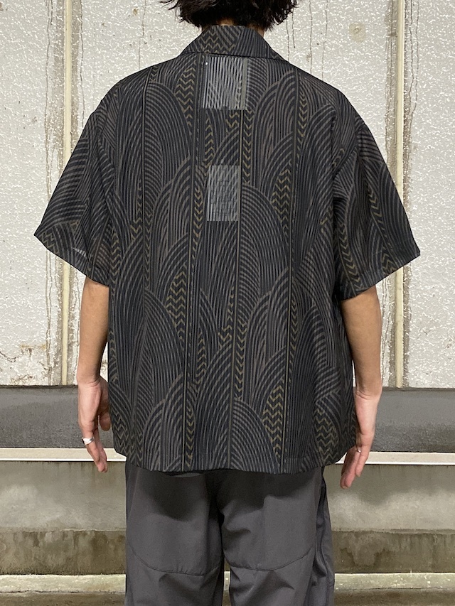 elephant TRIBAL fabrics NO A/C Zip Shirt BLACK 通販 商品