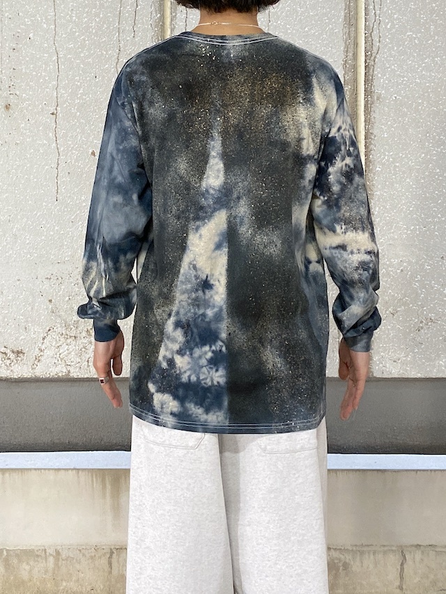 今季ブランド DYE TIE LOGO bal LS octavia 商品ページ 通販 GRAY/BEIGE TEE トップス