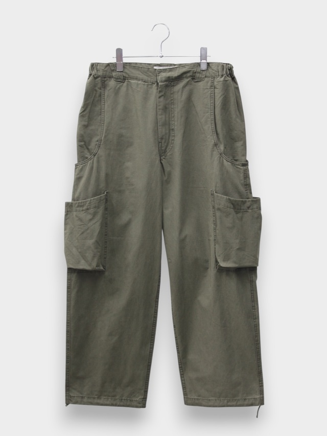 bal CURV POCKET FIELD CARGO PANT OLIVE 2026AW