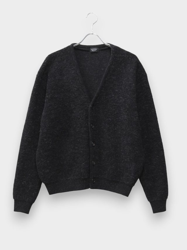 UNUSED KNIT CARDIGAN BLACK 2026AW