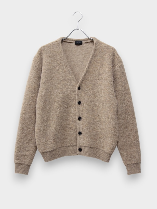 UNUSED KNIT CARDIGAN BEIGE 2026AW