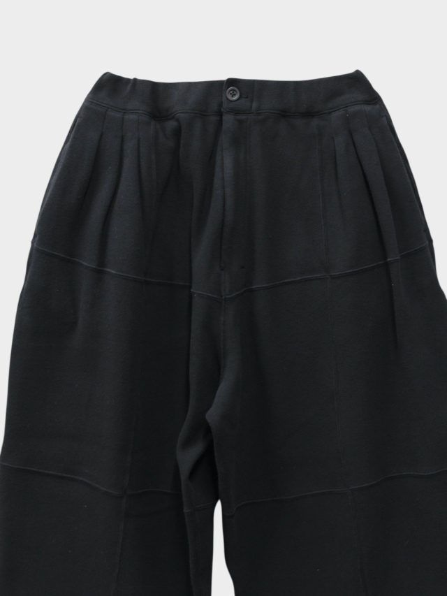 ANCELLM SMOOTH PANEL WIDE SLACKS BLACK 2026SS 通販ページ octavia