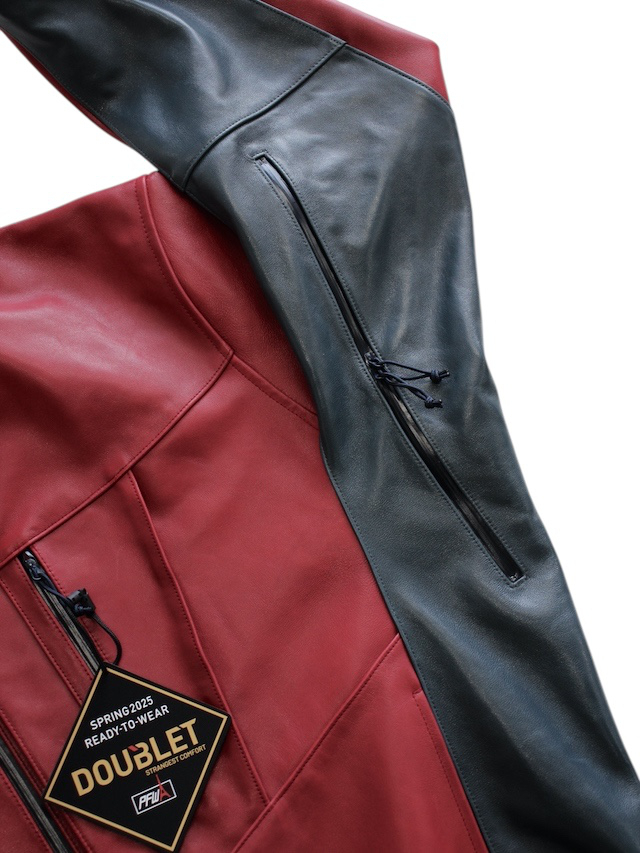 【世界34着限定】doublet 25ss MOUNTAIN JACKET doublet 』LEATHER MOUNTAIN JACKET。 | IDIOME homme.