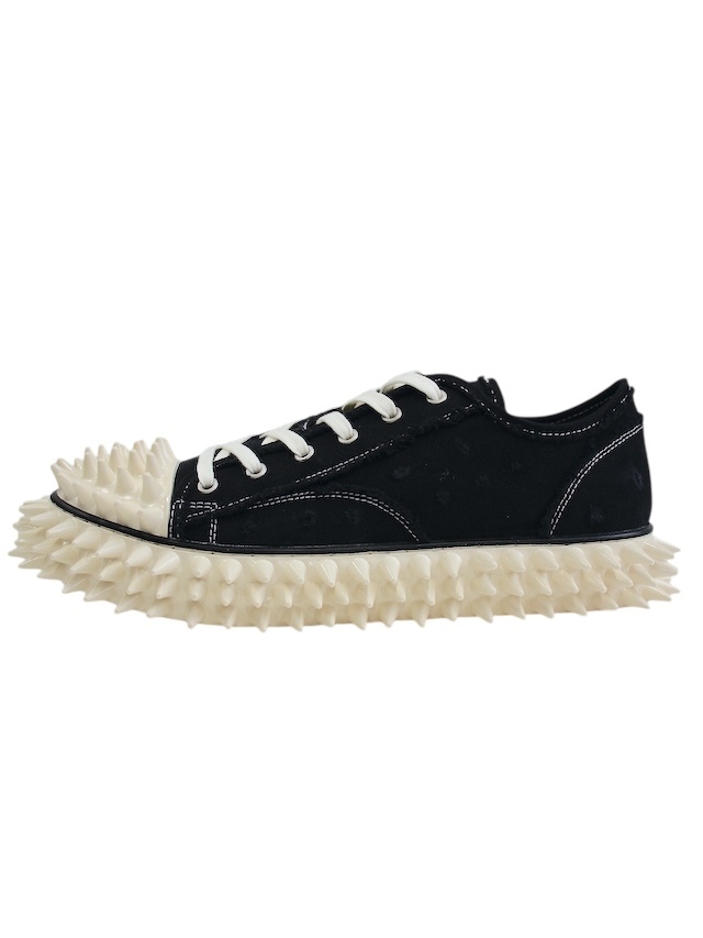 靴 doublet SPIKY CANVAS SNEAKER BLACK 28.5 doublet Spiky Canvas Sneaker (Black) -FASCINATE