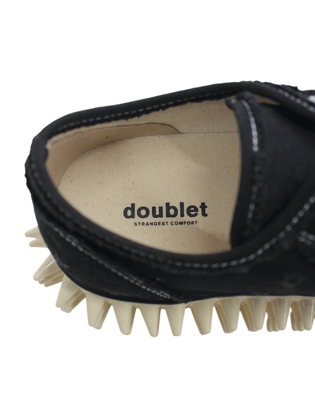 doublet 19AW セットアップ（BLACK） doublet(ダブレット) 19AW LINED CHAOS EMBROIDERY WIDE TAPERED