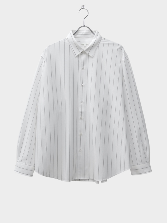KANEMASA PHIL. 46G STRIPE ATMOSPHERE SHIRT WHITE 2026SS