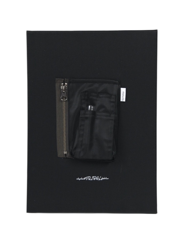 elephant TRIBAL fabrics One-Flower Canvas BLACK