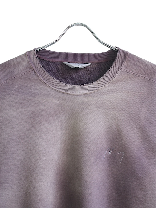 ANCELLM UNEVENNESS SWEAT SHIRT PURPLE 通販ページ octavia