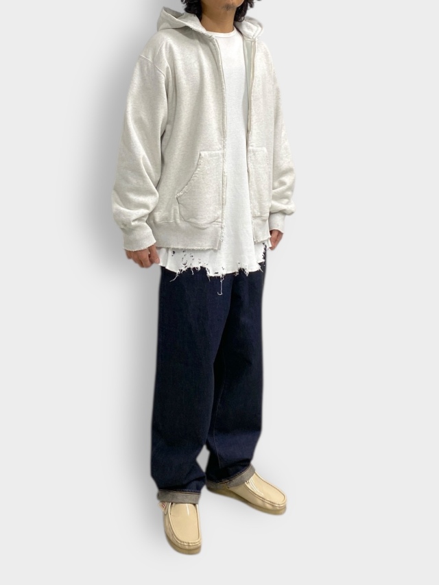 ANCELLM #03 SELVEDGE STRIGHT DENIM PANTS OW INDIGO 2026SS 通販