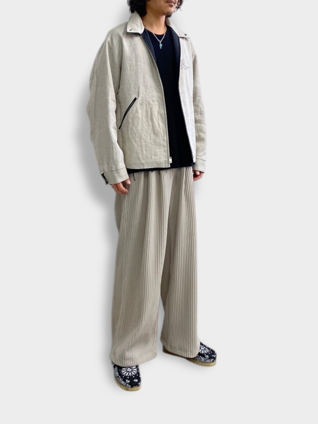 ANCELLM WIDE EASY PANTS GREIGE 通販ページ octavia[オクタヴィア]