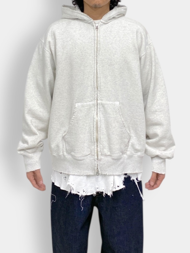 ANCELLM ZIP UP HOODIE 常田大希 着用 ancellm 26ss zip hoodie ヘザー