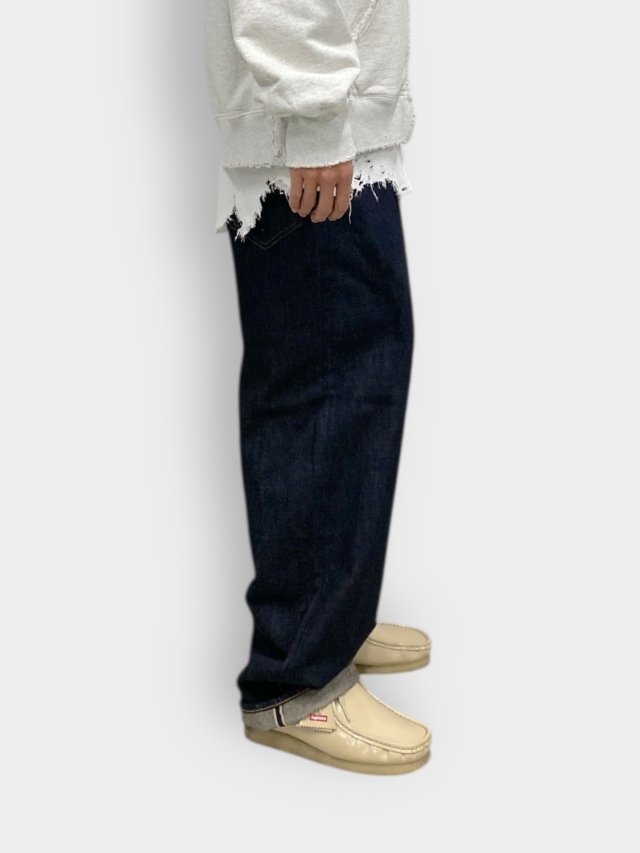 ANCELLM #03 SELVEDGE STRIGHT DENIM PANTS OW INDIGO 2026SS 通販