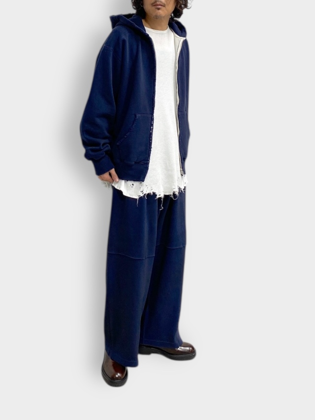 ANCELLM DAMAGE WAFFLE CREW LS WHITE 2026SS 通販ページ octavia