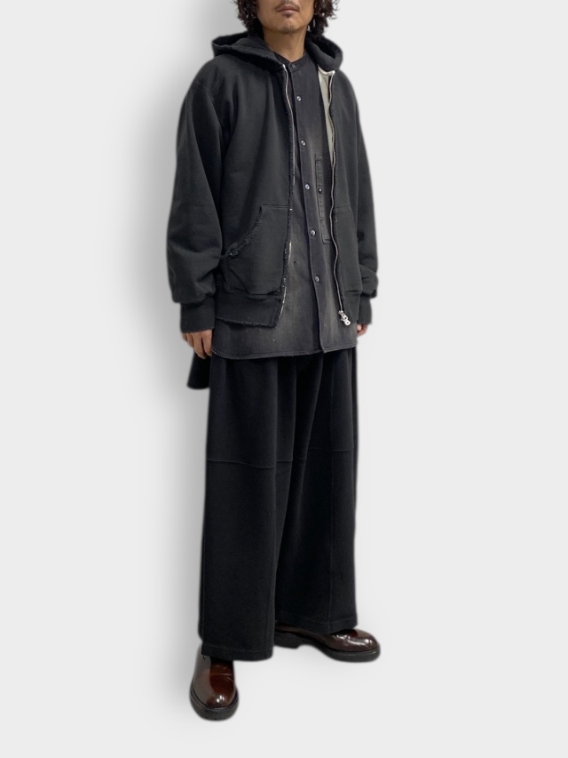 ANCELLM ZIP HOODIE BLACK 2026SS 通販ページ octavia[オクタヴィア]