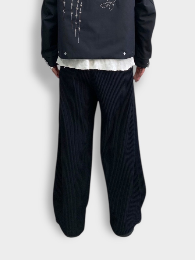 ANCELLM WIDE EASY PANTS BLACK 通販ページ octavia[オクタヴィア]