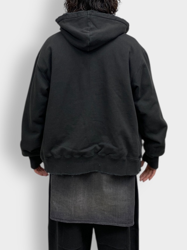 ANCELLM ZIP HOODIE BLACK 2026SS 通販ページ octavia[オクタヴィア]