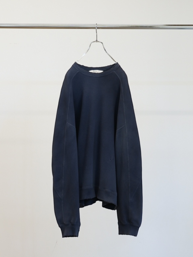 ANCELLM SMOOTH SWEAT SHIRT NAVY 2026SS
