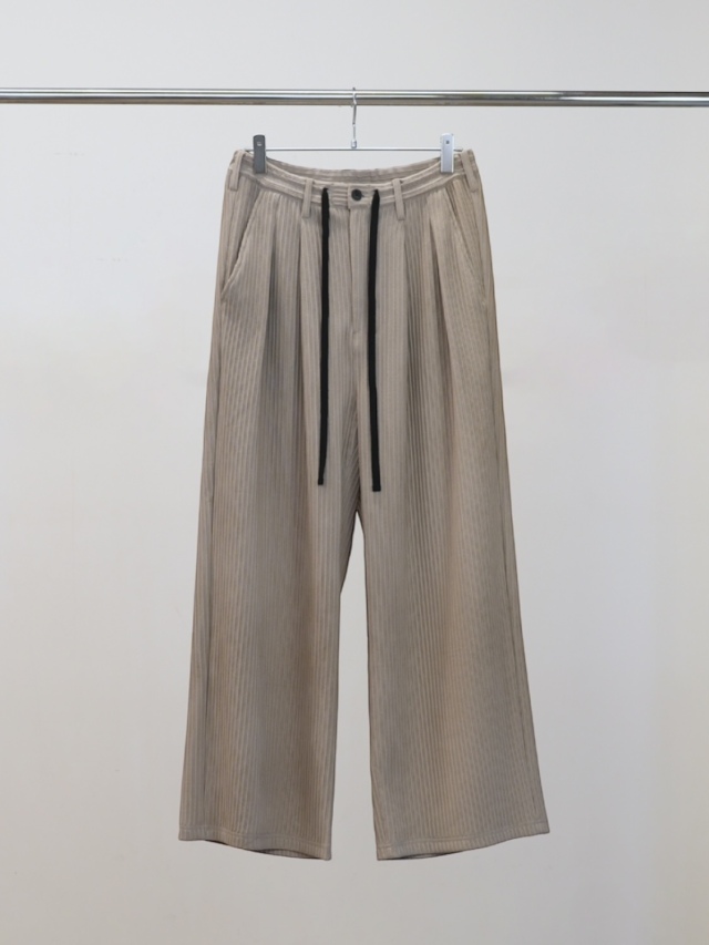 ANCELLM WIDE EASY PANTS GREIGE 2026SS