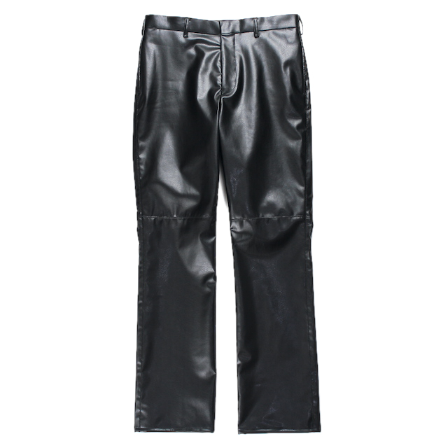 EPHEMERAL SYNTHETIC LEATHER PANTS BLACK