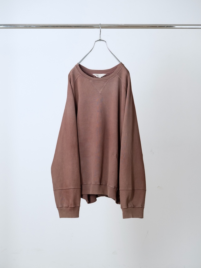 ANCELLM FLEECE-LINED SWEAT SHIRT MARRON 2026AW