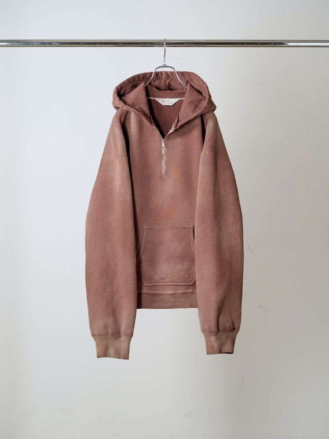 ANCELLM FLEECE-LINED SWEAT HOODIE MARRON 2026AW