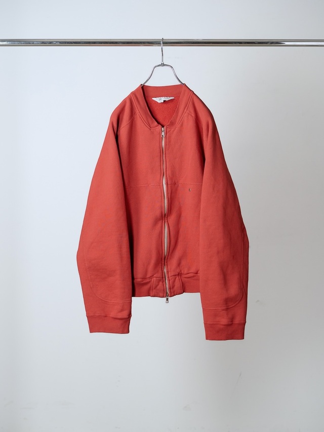 ANCELLM FLEECE-LINED SWEAT VARSITY SHIRT RED 2026AW
