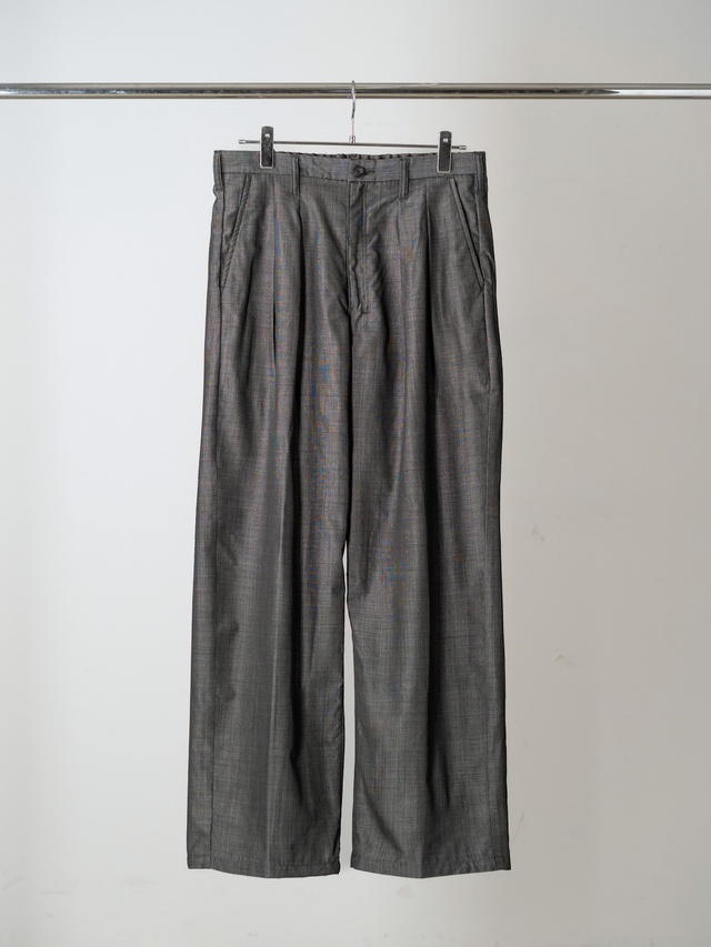 ANCELLM HAKEME WIDE SLACKS BLACK 2026AW