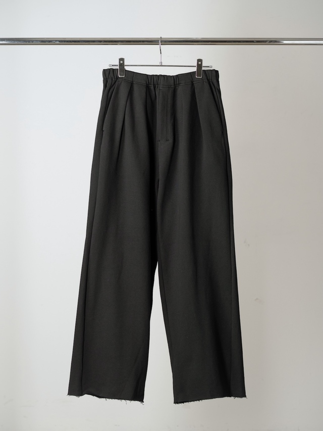 ANCELLM SWEAT SLACKS BLACK 2026AW