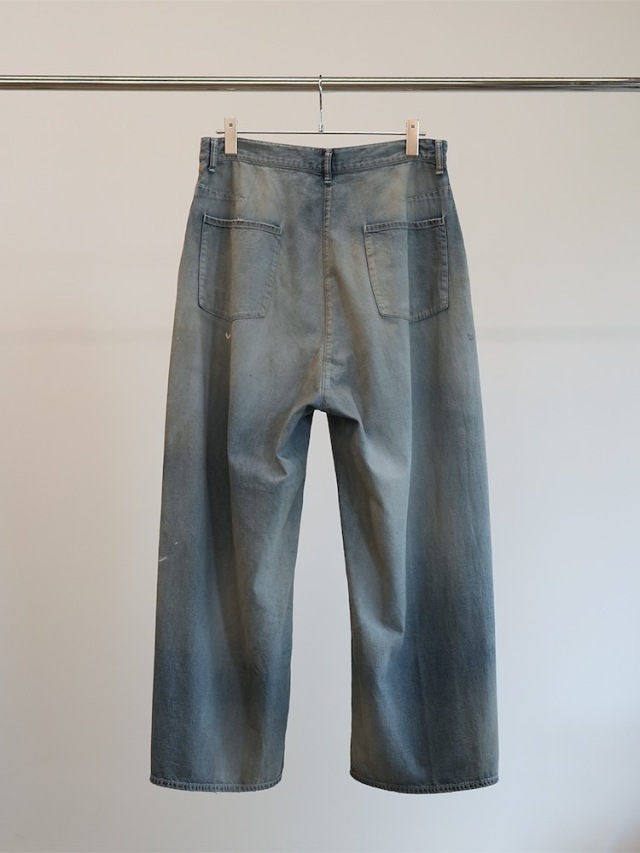 ANCELLM LIGHT OZ WIDE STRAIGHT DENIM PANTS INDIGO 通販ページ