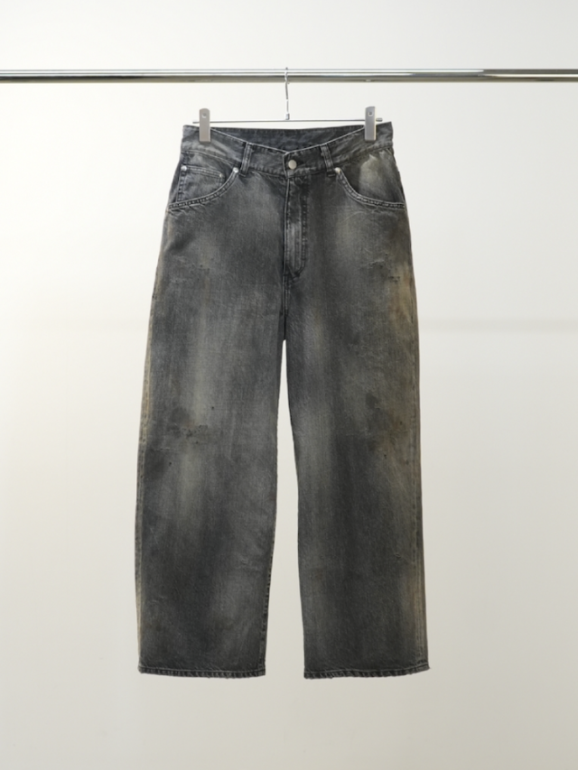 ANCELLM #01 AGING01 BLACK 2025AW ( ルーズテーパード )