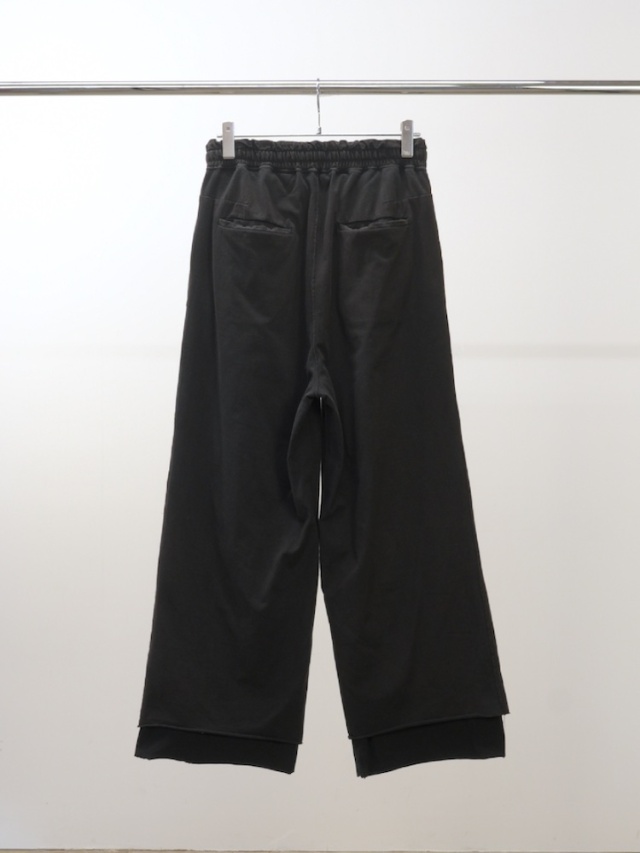 パンツ 25AW ANCELLM / SHOE CUT SLACKS(BLACK) パンツ 25AW ANCELLM / SHOE CUT SLACKS(BLACK) SHOE CUT SLACKS(BLACK