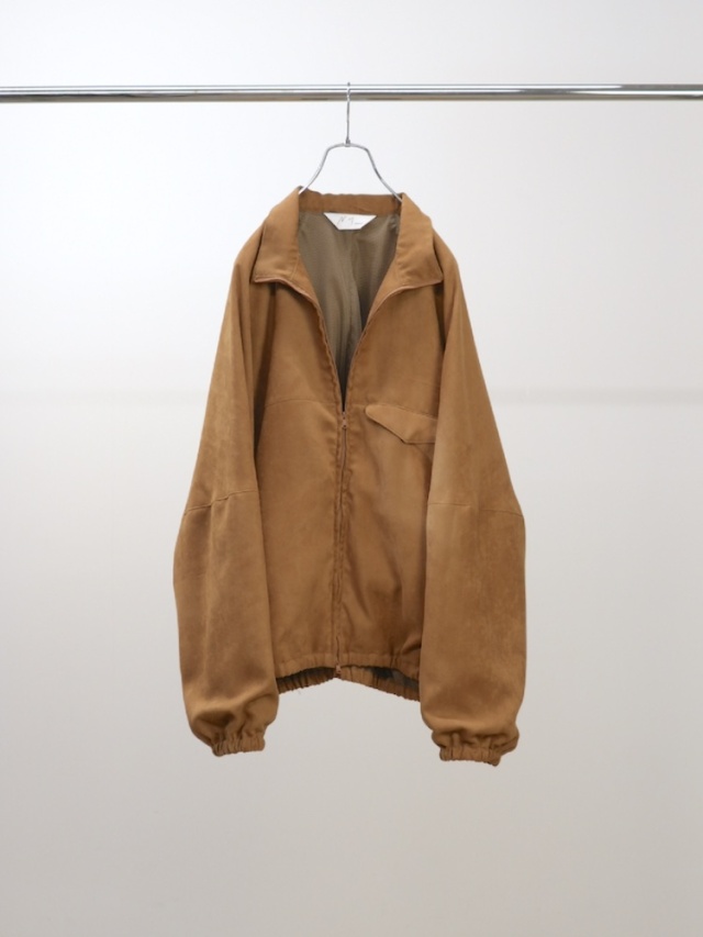 ANCELLM VEAGAN SUEDE KIMONO BLOUSON BROWN 2025AW 通販ページ