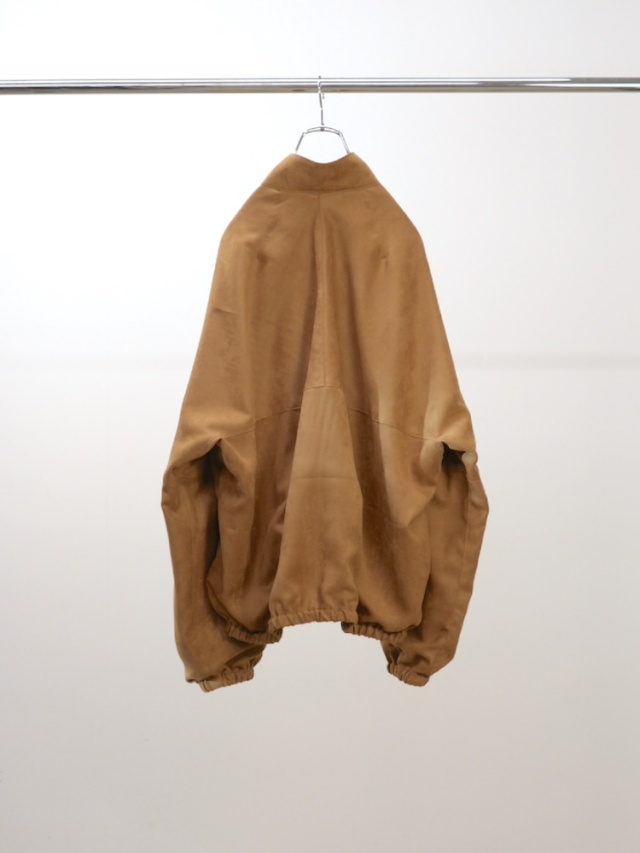 ANCELLM VEAGAN SUEDE KIMONO BLOUSON BROWN 2025AW 通販ページ