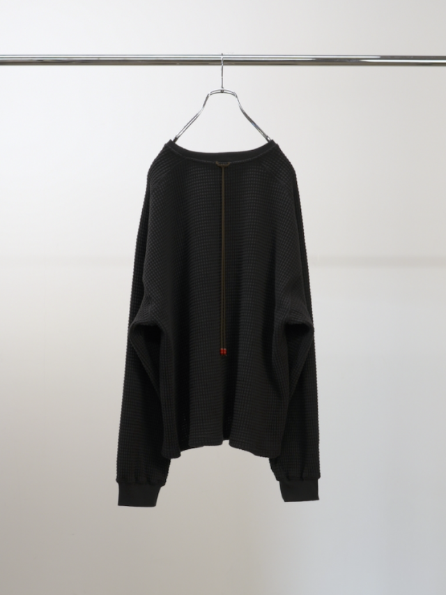 AVIALAE DROPCROTCH HEAVY WAFFLE ブラック AVIALAE DROPCROTCH HEAVY WAFFLE ブラック