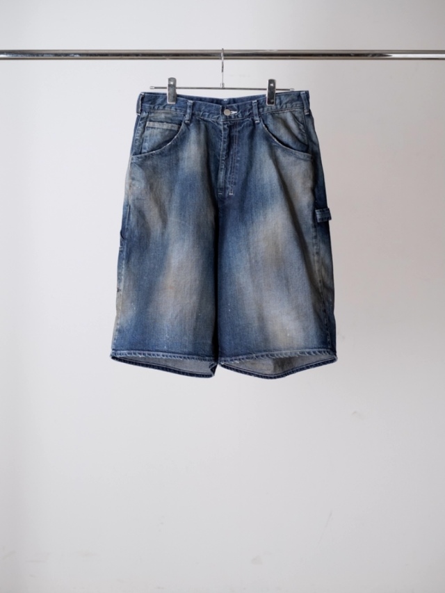 ANCELLM DENIM PAINTER SHORTS INDIGO 通販ページ octavia[オクタヴィア]