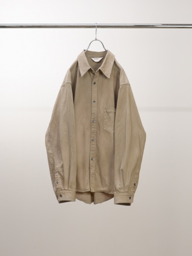 ANCELLM DENIM DRESS SHIRT SAND 2025AW