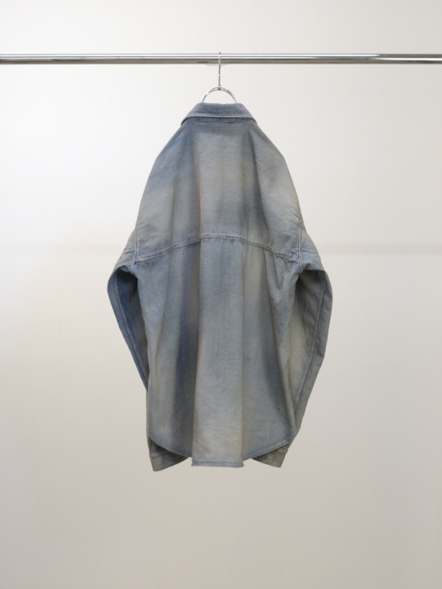 ANCELLM DENIM DRESS SHIRT INDIGO 2025AW 通販ページ octavia