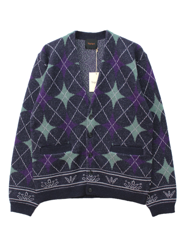 Taiga Igari/タイガ イガリ DIAMOND CARDIGAN NAVY 公式通販octavia