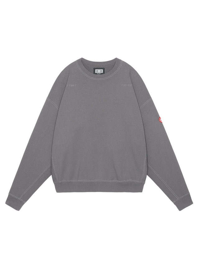 C.E/CAVEMPT Inverter CREW NECK CHARCOAL