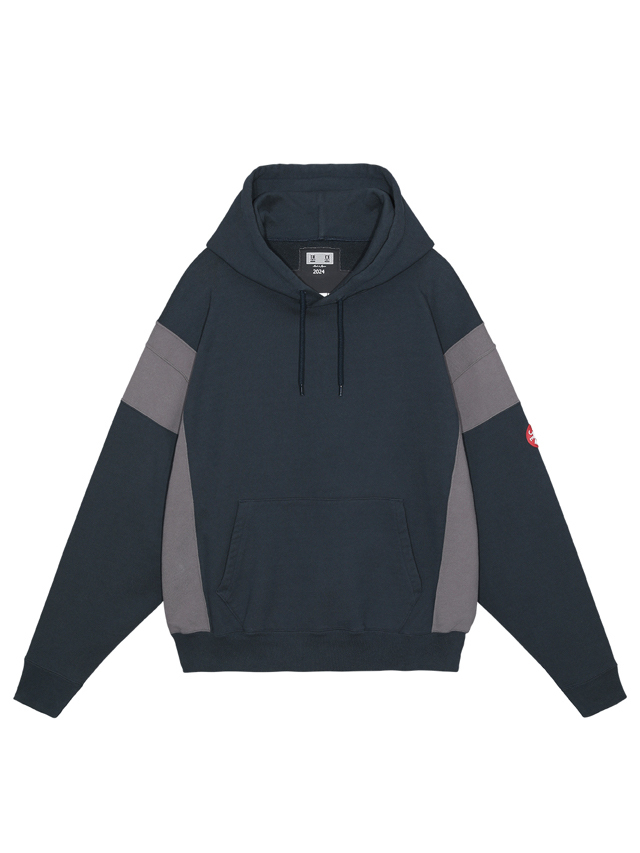 C.E/CAVEMPT SIDE COLOUR HOODY NAVY
