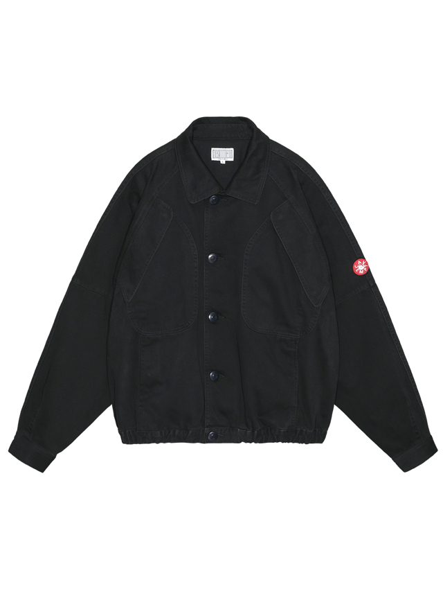 C.E/CAVEMPT CUTTING BUTTON UP JACKET BLACK