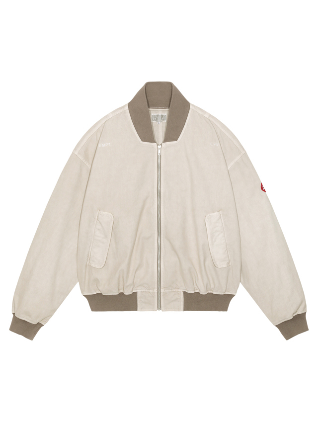 C.E/CAVEMPT OVERDYE DUCK ZIP JACKET BEIGE