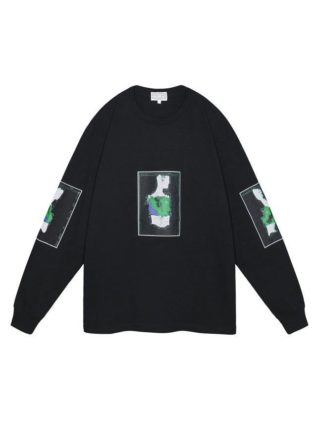 C.E/CAVEMPT Torshin_SEQ LONG SLEEVE T BLACK
