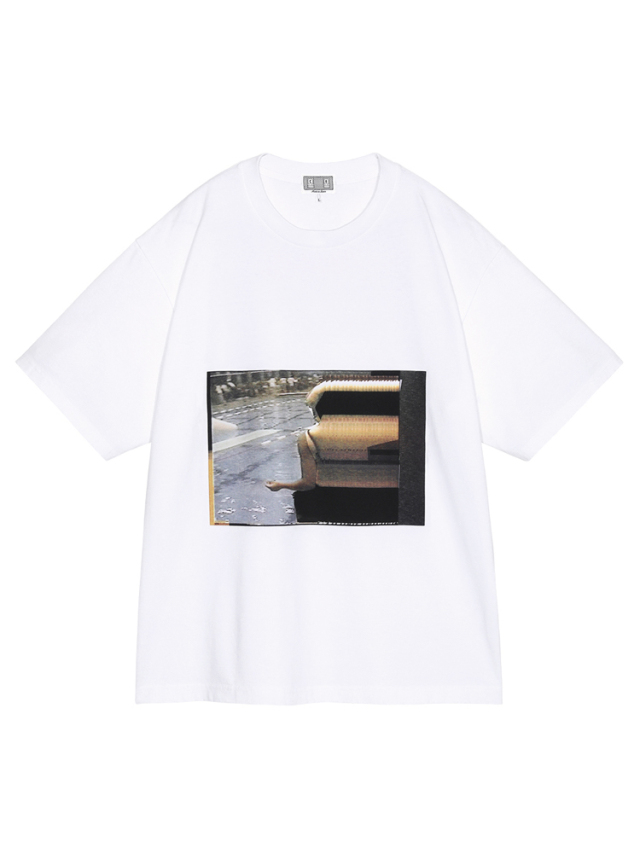 C.E/CAVEMPT TH diving board T WHITE