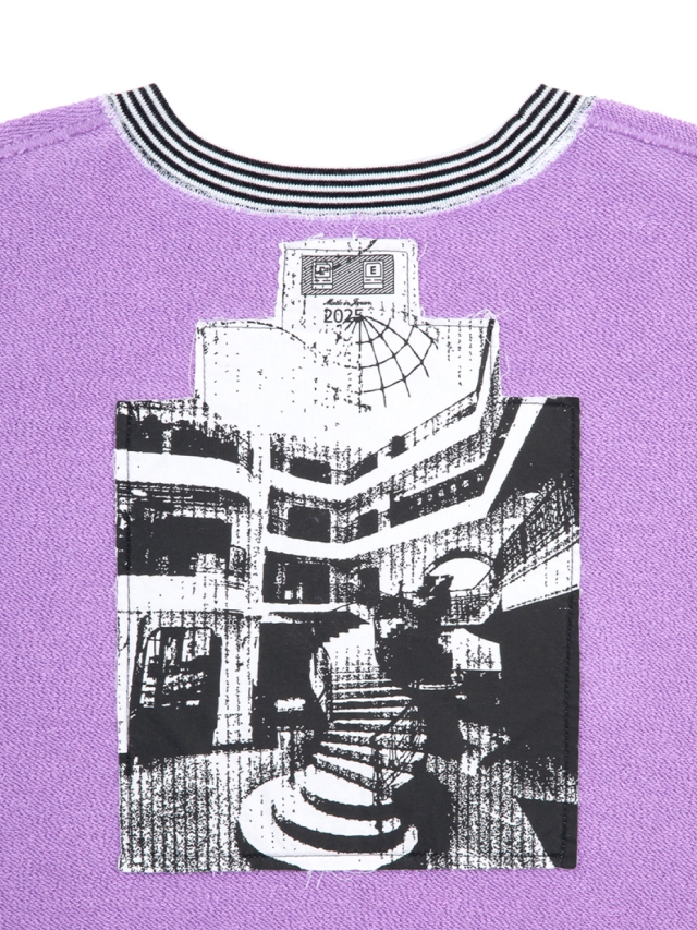 C.E / CAVEMPT STRIPE RIB SOLID CREW NECK PURPLE 通販 商品ページ
