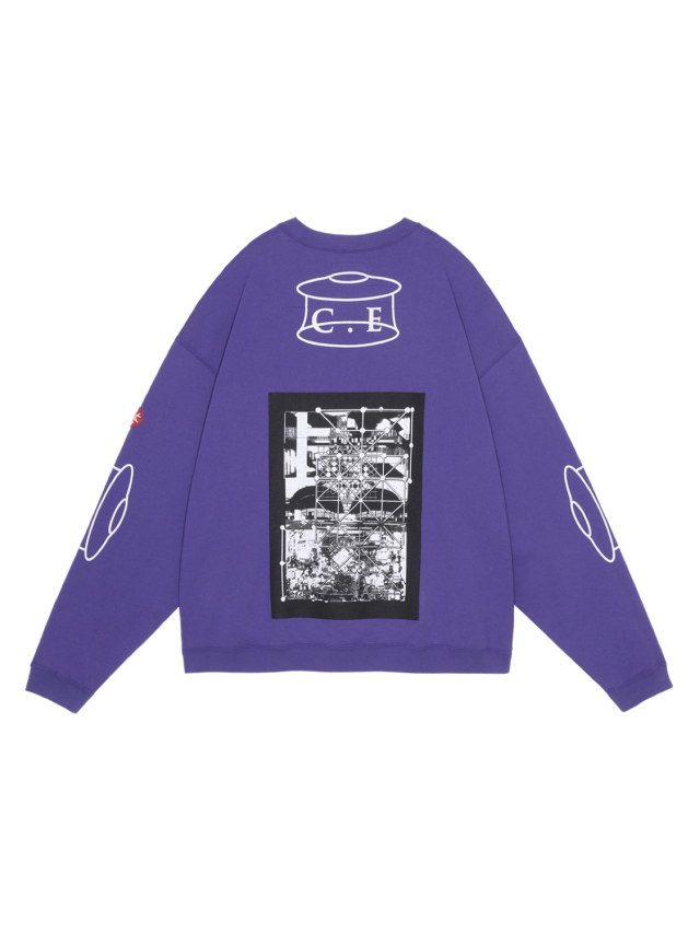 C.E / CAVEMPT SCMCTY LOOSE CREW NECK PURPLE 通販 商品ページ