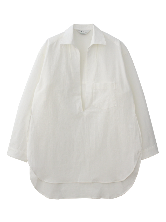 ANCELLM/アンセルム SKIPPER LONG SHIRT WHITE 公式通販octavia